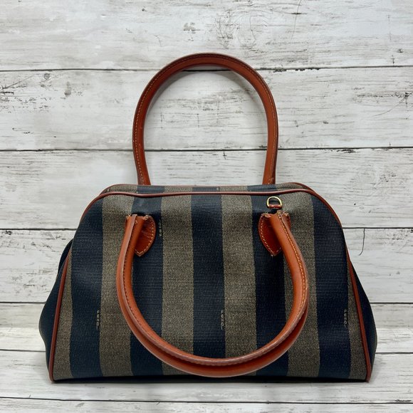 Fendi Handbags - ❌SOLD❌Fendi Pequin Satchel Vintage Bag